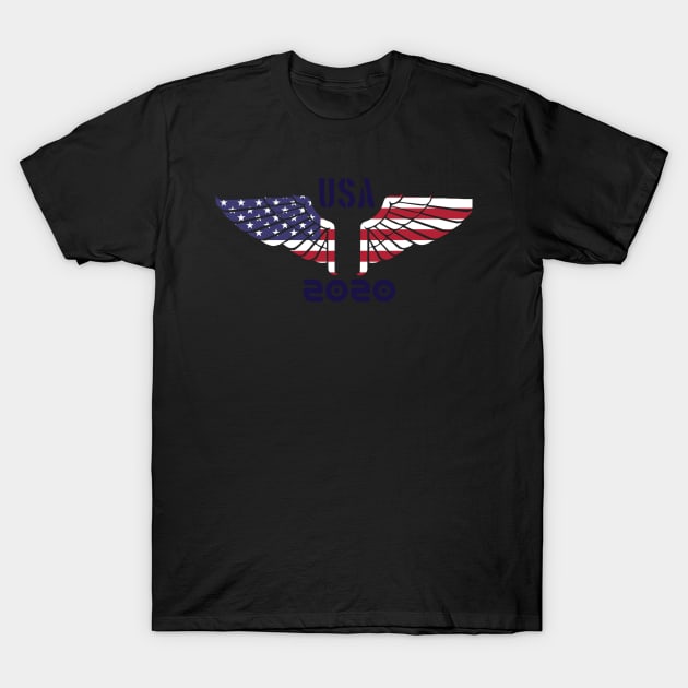 USA 2020 T-SHIRT T-Shirt by Ernstar 